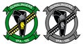 V F A - 105 Gunslingers Logo - Show bird and Tactical Gray