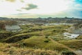 Views on a drive through the badlands. Dinosaur Provincial Park. Alberta Canada Royalty Free Stock Photo