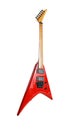 V-style electric guitar