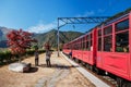 V-Train sightseeing valley route train of Gangwon-do, South Korea