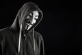 V for Vendetta or Guy Fawkes mask Royalty Free Stock Photo