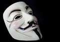 V for Vendetta or Guy Fawkes mask Royalty Free Stock Photo