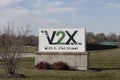 V2X Technology location. V2X purchased a former Raytheon division and is a combination of the former Vectrus and Vertex Royalty Free Stock Photo