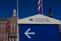 VA Medical Center Entrance Sign Royalty Free Stock Photo