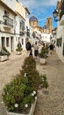 Holidays  in Altea of Spain Royalty Free Stock Photo