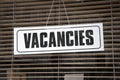 Vacancies Sign Royalty Free Stock Photo