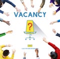 Vacancy Job Available Vacant Job Concept Royalty Free Stock Photo