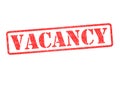 VACANCY Rubber Stamp Royalty Free Stock Photo
