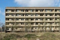 Vacant, abandoned apartment block in Stendal