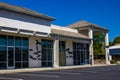 Vacant Commercial Store Fronts In Disrepair Royalty Free Stock Photo