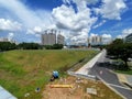 Vacant land for redevelopment in Toa Payoh Royalty Free Stock Photo