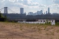 Vacant Land in Williamsburg Brooklyn with a Manhattan Skyline View along the East River