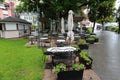 Vacant table in the cafe Royalty Free Stock Photo