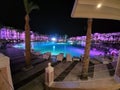 Vacation in a beautiful hotel. Egyptian night