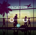 Vacation Break Explore Journey Leave Travel Concept Royalty Free Stock Photo