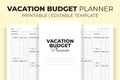 Vacation Budget Planner KDP Interior