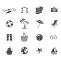 Vacation Graphic Flat Icons Set