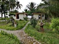 Vacation home on tropical island