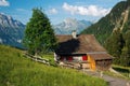 Vacation house in the mountains Royalty Free Stock Photo