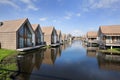 Vacation houses in Reeuwijk Royalty Free Stock Photo