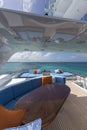 Vacation on Motor Yacht, details of Interior Luxury Yacht