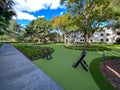 Vacation Rental Condomium and putting green The Boca Raton Club in Boca Raton, Florida