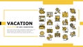 Vacation Rentals Place Landing Header Vector