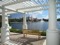 Vacation Resort bench & Trellis