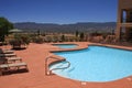 Desert Vacation Resort Swimming Pool Royalty Free Stock Photo