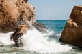 Vacation in Spain. Mediterranean Sea Royalty Free Stock Photo