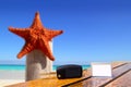 Vacation with starfish Royalty Free Stock Photo