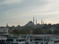 Vacation in Turkey, travel, vacation, summer landscape: mosque in Istanbul