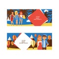 Vacation vector people loving couple character on holidays illustration backdrop set of tropical card with woman man on Royalty Free Stock Photo