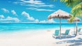 vacation white summer background