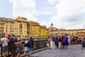 Vacationers and newlyweds Florence Tuscany Italy