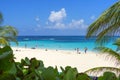 Vacationing at Flamenco Beach in the Caribbean Royalty Free Stock Photo