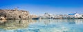 Vacations in Greece, Naoussa village, Paros island. Travel, vacations concept