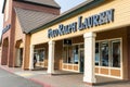 Vacaville, CA/USA 01/01/2020 Polo Ralph Lauren factory outlet store Royalty Free Stock Photo