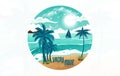 Vacay mode summer t shirt design