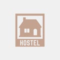 Hostel line icon