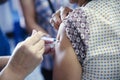 Vaccination against influenza vaccine