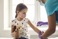 Vaccination agaist covid-19 for children concept Royalty Free Stock Photo