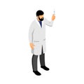 Vaccination Isometric Icon