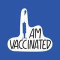Vaccination lettering set