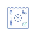 Vaccination schedule or timely medication