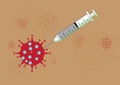 Vaccination treatment concept