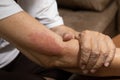 Vaccine covid 19 allergies symptom in elderly after vaccination