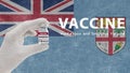 Vaccine Monkeypox and Smallpox, monkeypox pandemic virus, vaccination in Fiji Monkeypox Image has Noise, Granularity and Royalty Free Stock Photo