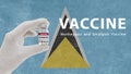 Vaccine Monkeypox and Smallpox, monkeypox pandemic virus, vaccination in Saint Lucia for Monkeypox Image has Noise, Granularity