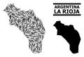 Vaccine Mosaic Map of Argentina - La Rioja
